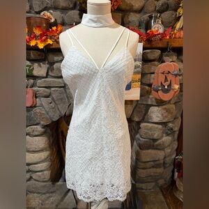 Bebe Ivory Lace Dress